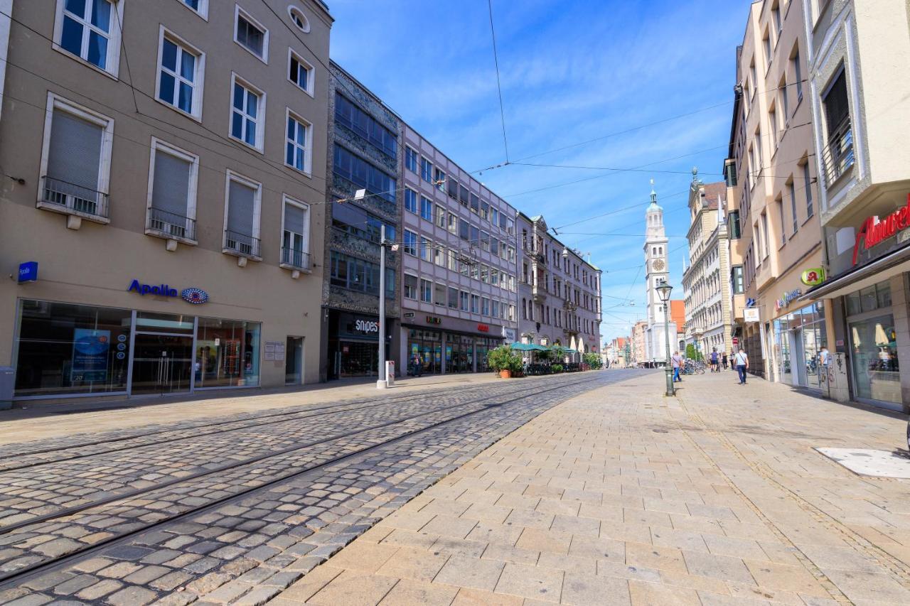Global Living - Design Apartment I Rathausplatz I Beamer I Ac I Kitchen I Аугсбург Экстерьер фото